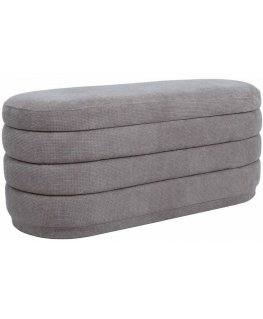 Bench HIRO 104x44xH44cm, light brown, with storage