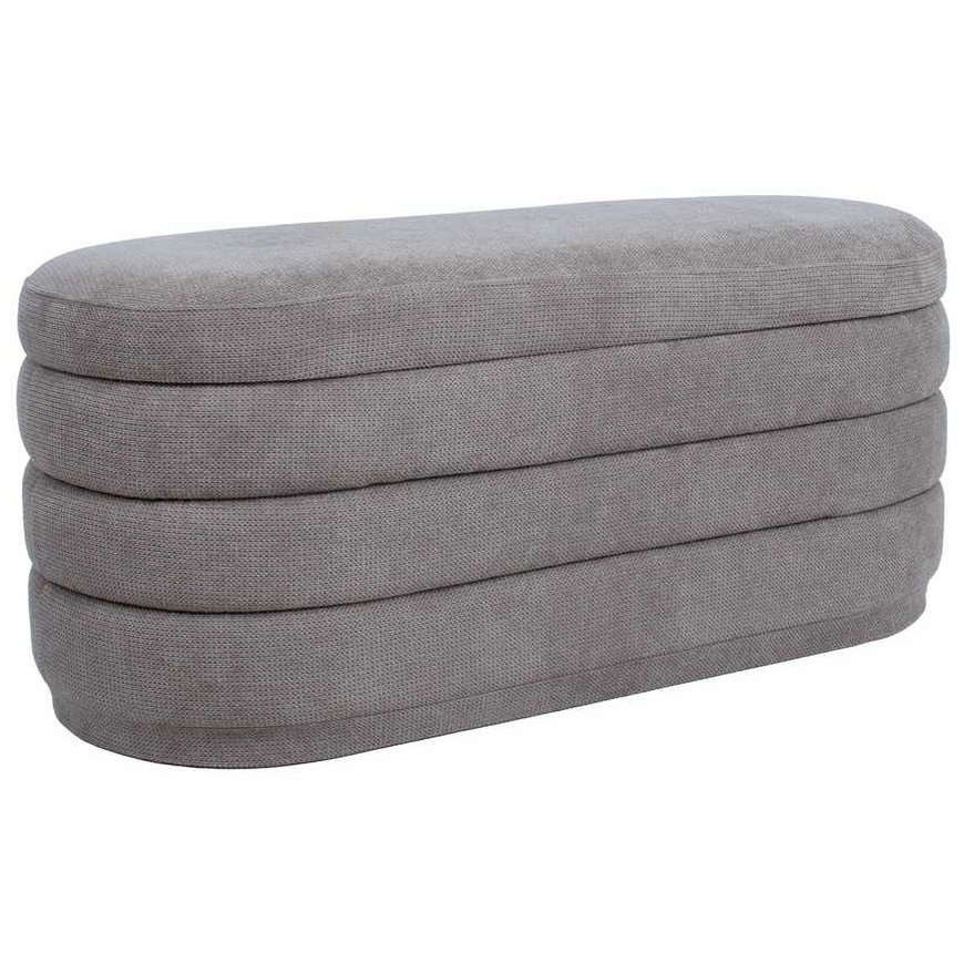 Bench HIRO 104x44xH44cm, light ruda, with storage