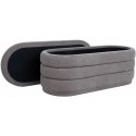 Bench HIRO 104x44xH44cm, light brown, with storage Bench HIRO 104x44xH44cm, light brown, with storage