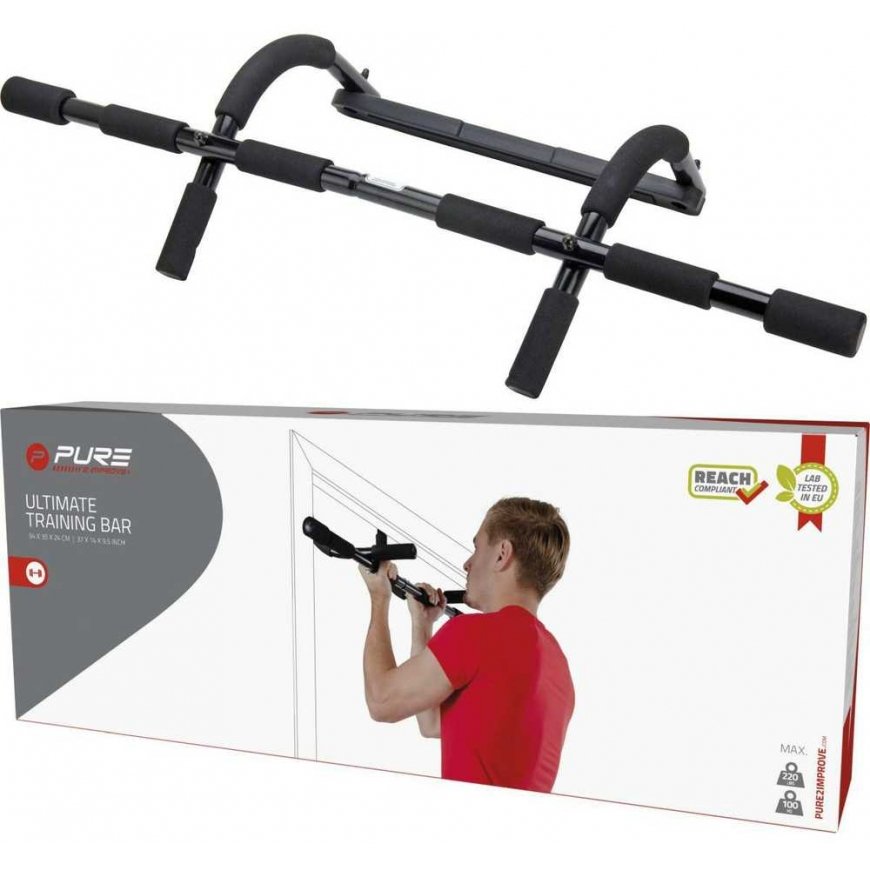 Details Pure2Improve | Multi-Function Gym Bar | Black – 2