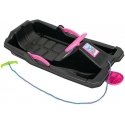 Enero Rogutės PLASTIKOWE Z HAMULCEM I KIEROWNICĄ ADAŚ 84x43x25CM Juoda Z RÓŻOWYM Enero Rogutės PLASTIKOWE Z HAMULCEM I KIEROWNICĄ ADAŚ 84x43x25CM Juoda Z RÓŻOWYM