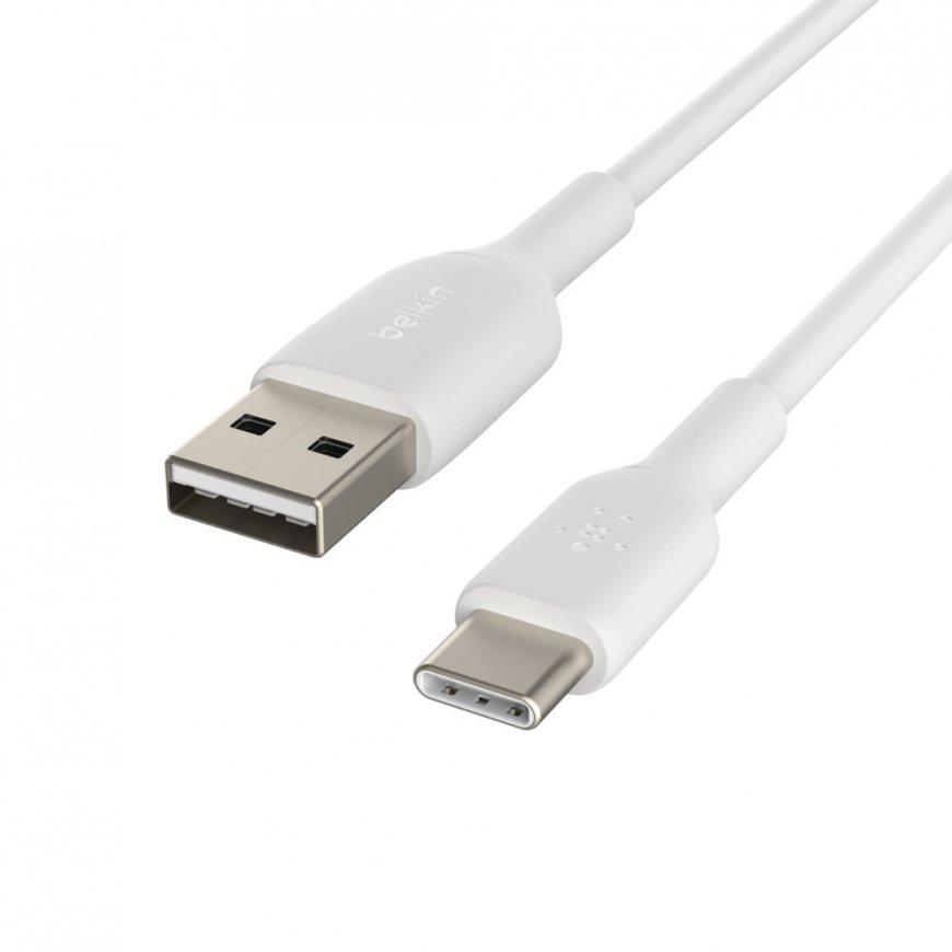 Belkin CAB001BT2MWH USB-kaabel 2 m USB A USB C Valge