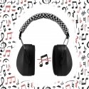 Ochronniki headphones for babies and toddlers - black Alecto BV-71BK Ochronniki headphones for babies and toddlers - black Alecto BV-71BK