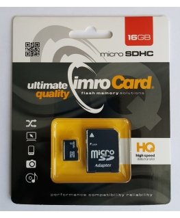 IMRO 4/16G ADP zibatmiņa 16 GB MicroSDHC Klases 4