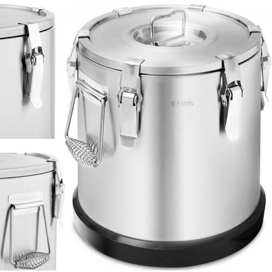 Royal Catering Gastronomic thermos for food transport, 15 L