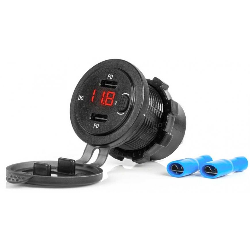 AMiO Car charger with USB sockets