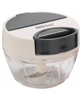 Vegetable chopper, white with gray elements, 12.5 cm diameter, 4