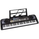Lean Toys Keyboard with Microphone Musical Instrument Black Lean Toys Keyboard with Microphone Musical Instrument Black