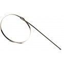 Nerūdijančio plieno metaliniai spaustukai 4.6x350mm 100vnt amio-04324