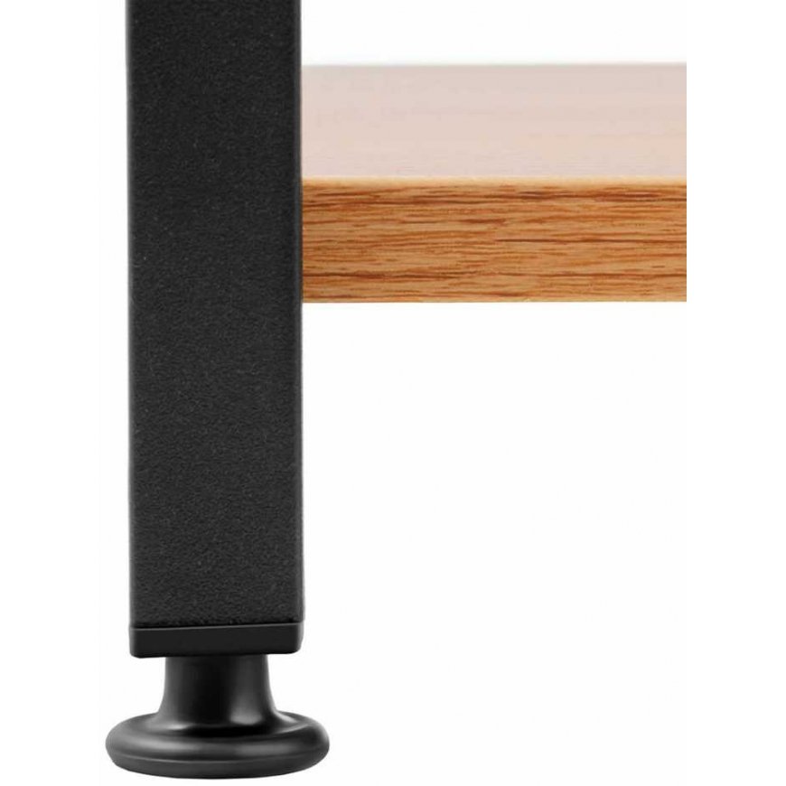 Frommstarck Knygų lentyna, 6 lentynos, 150 kg, juoda/geltona – 4
