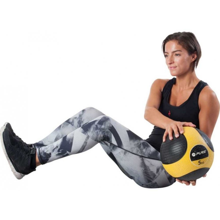 Detail Pure2Improve Medicine Ball, 5KG, Black/Yellow – 5