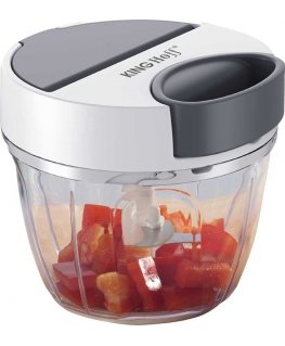 Vegetable chopper, with gray elements, 12.5 cm diameter, 900 ml