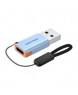 Vention USB adapter CUAH0, USB-A 3.1 male to USB-C female (gray)