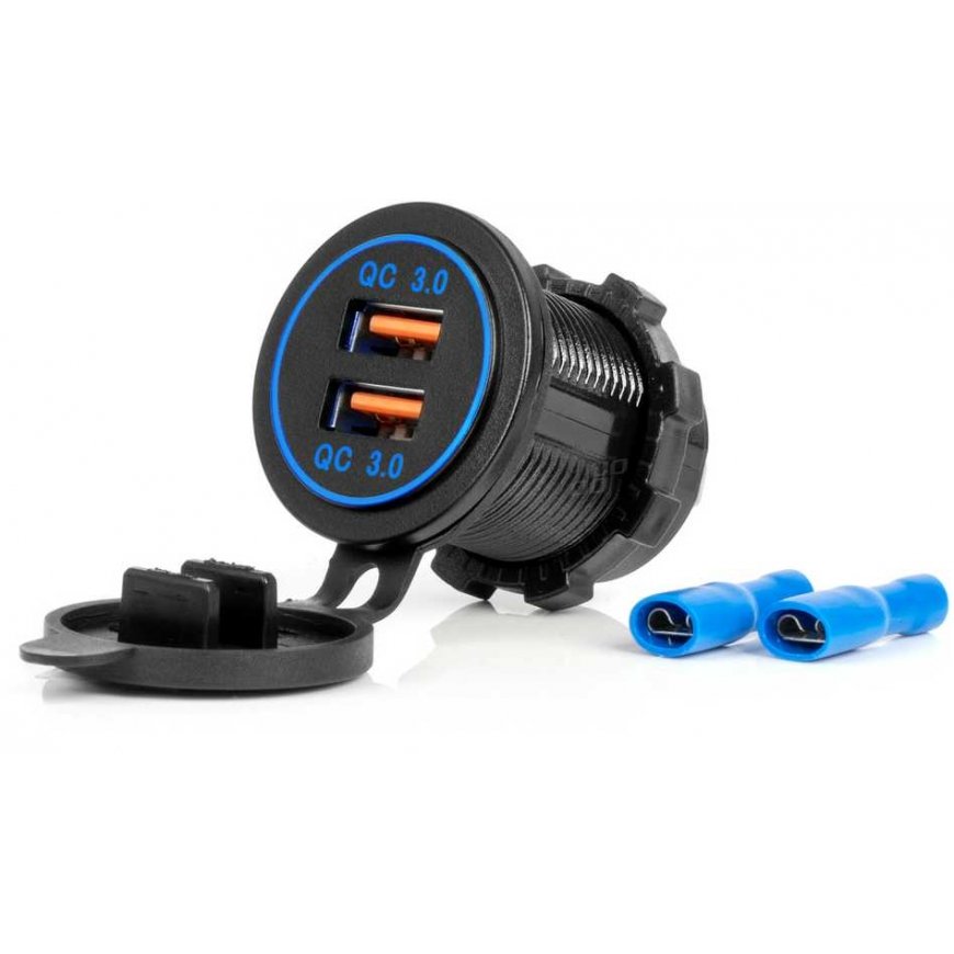 AMiO Car charger with usb sockets