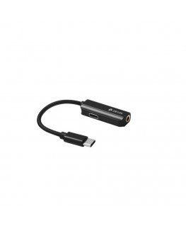Universal Smart Type-C for jack 3,5mm or Type-C black Black