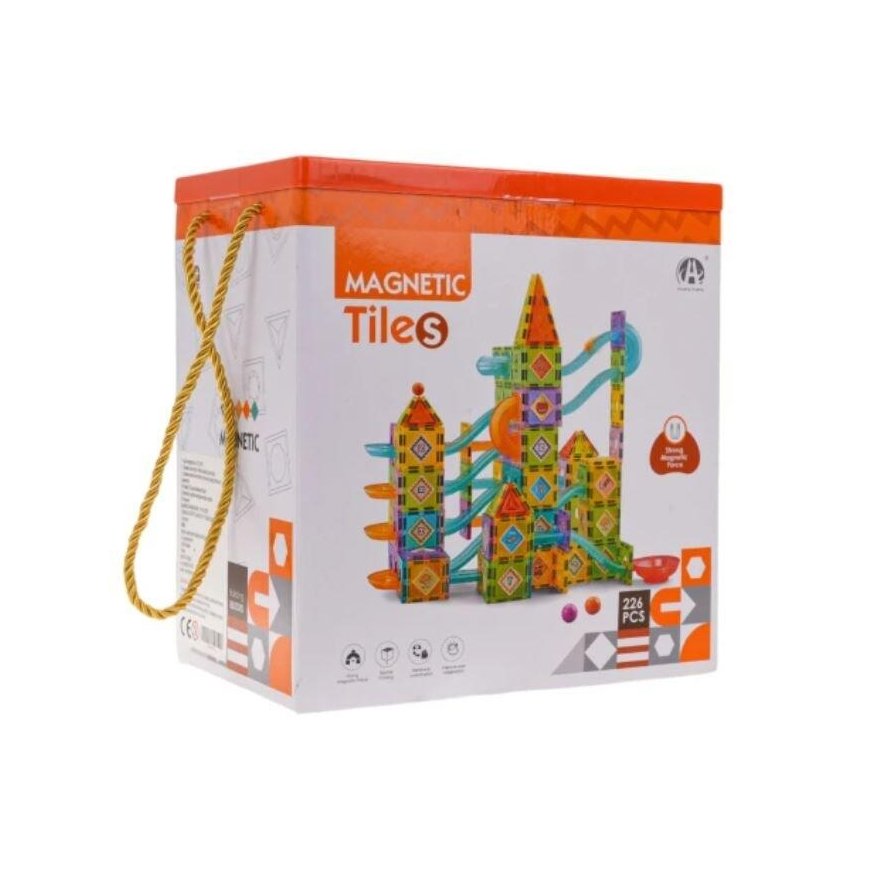 RoGer Magnetic Blocks Castle Track Ball 226 pcs. – 2