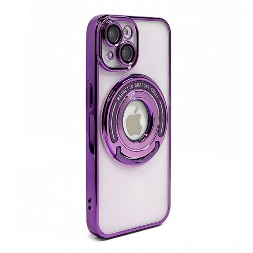 Apple iPhone 15 Pro IH MAGSAFE HIDDEN STAND COVER Purple