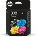 HP 308 Black/Tri-color ink cartridge, double pack HP 308 Black/Tri-color ink cartridge, double pack