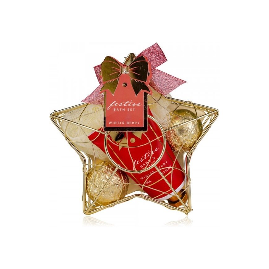 Accentra Festive Bathset - Winter Berry