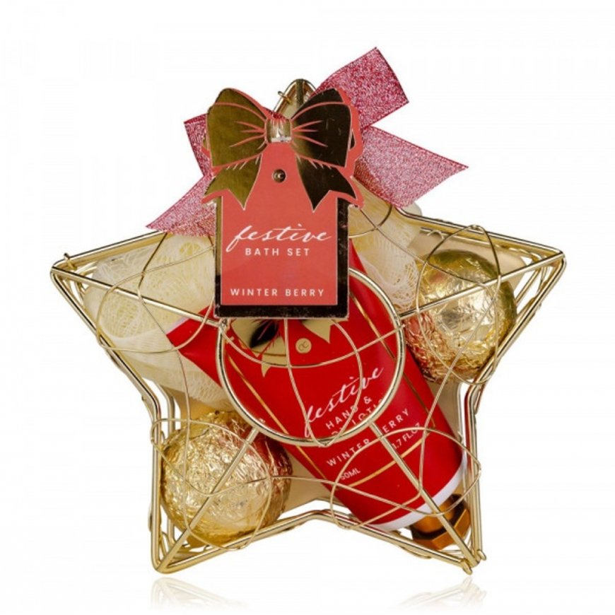 Accentra Festive Bathset - Winter Berry 130 g – 2