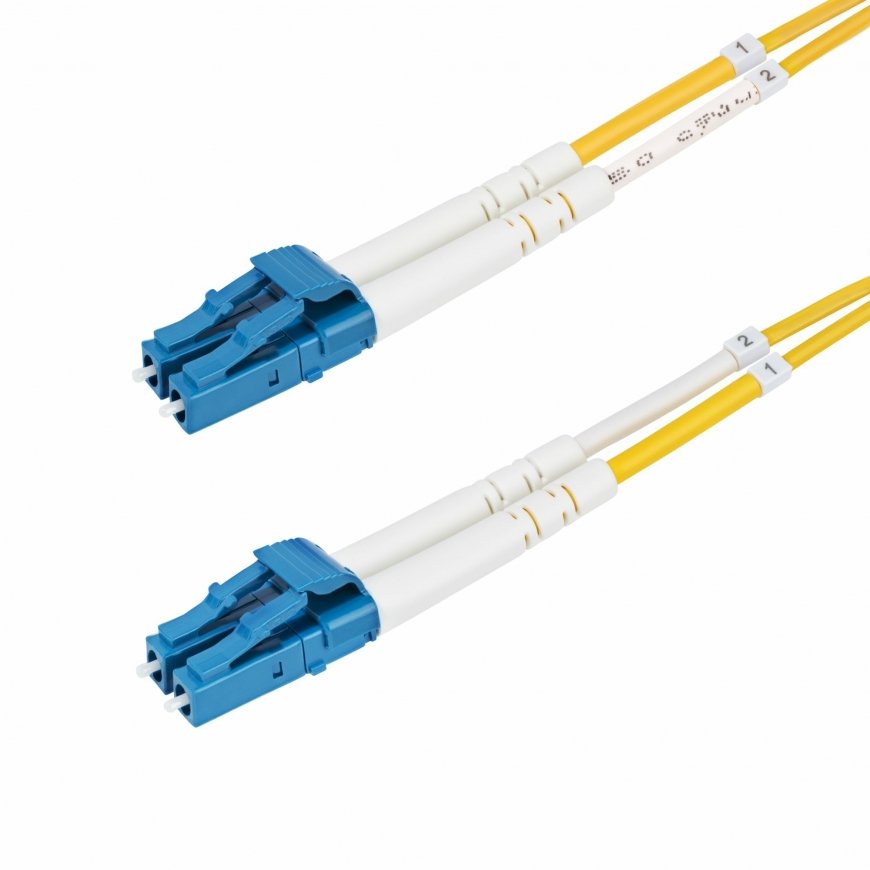 StarTech.com SMDOS2LCLC2M InfiniBand ja kiudoptilised kaablid 2 m LC LC/UPC Kollane