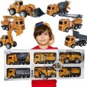 Woopie 6 viename didelio statybų transporto rinkinys Woopie 6 viename didelio statybų transporto rinkinys
