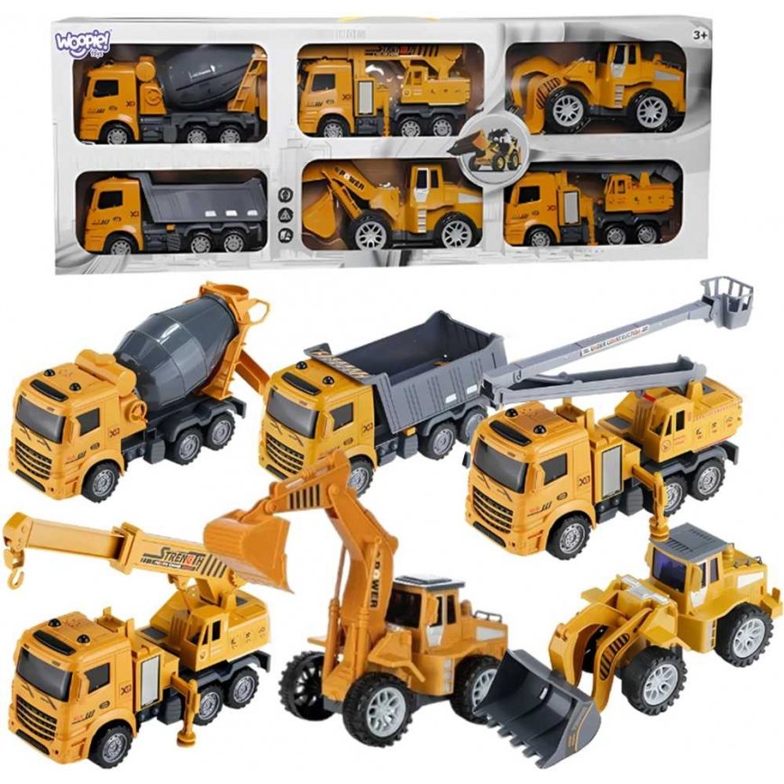 Woopie 6 in 1 Big Construction Transport Set – 2