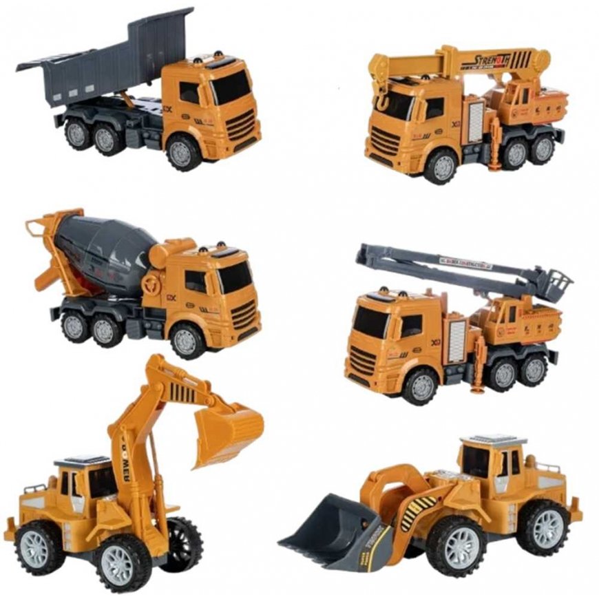 Woopie 6 viename didelio statybų transporto rinkinys – 3
