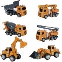 Woopie 6 viename didelio statybų transporto rinkinys Woopie 6 viename didelio statybų transporto rinkinys