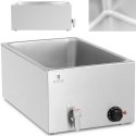 Royal Catering Bain-marie electric heater with tap for GN 1/1 containers 600 W Royal Catering Bain-marie electric heater with tap for GN 1/1 containers 600 W