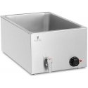 Royal Catering Bain-marie electric heater with tap for GN 1/1 containers 600 W Royal Catering Bain-marie electric heater with tap for GN 1/1 containers 600 W