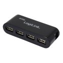LogiLink UA0085 хаб-разветвитель 480 Мбит/с Черный LogiLink UA0085 хаб-разветвитель 480 Мбит/с Черный