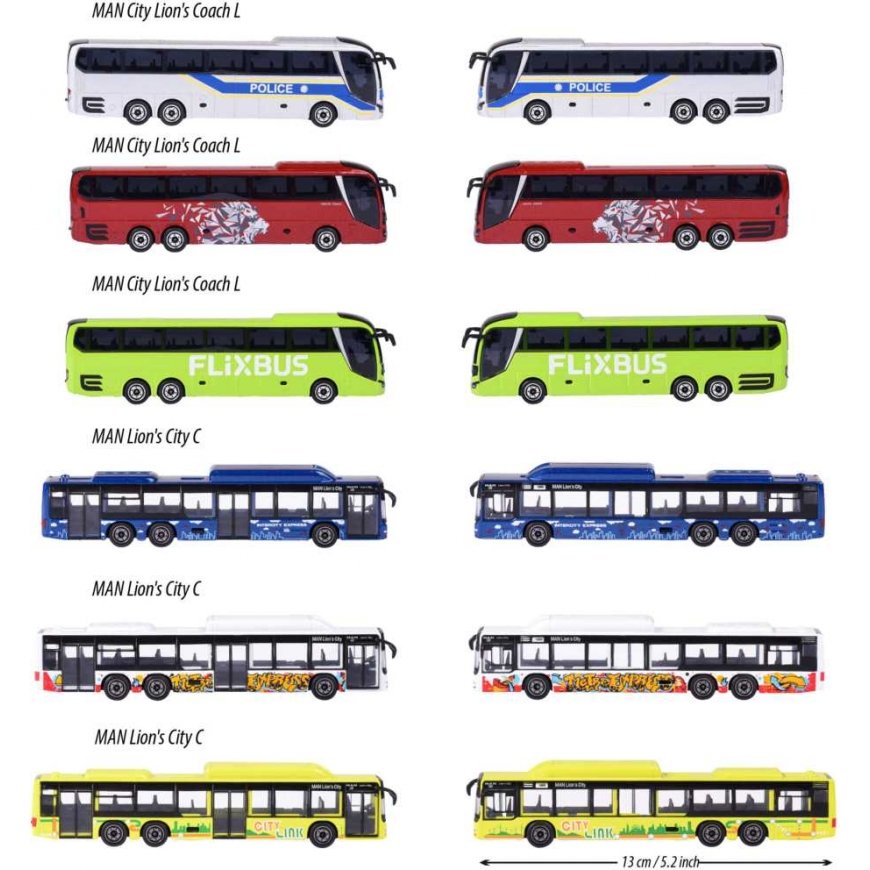 Chassis urban MAN Lion's City C White Bus – 3
