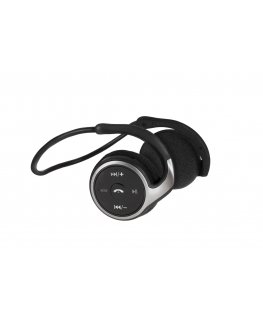 Krüger&Matz 10BT Kõrvaklapp Juhtmevaba Kaelaraam Bluetooth Must, Hõbe