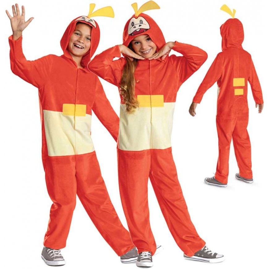 Strój karnawałowy Pokemon Fuecoco costume orange przebranie 127-136 cm (7-8 lat)