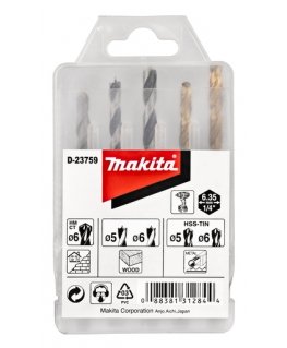Makita D-23759 puuritera Puuriotsikute komplekt 5 tk