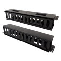 Techly I-CASE CABLE-FR2 plauktu, statņu aksesuārs Kabeļu pārvaldības panelis Techly I-CASE CABLE-FR2 plauktu, statņu aksesuārs Kabeļu pārvaldības panelis