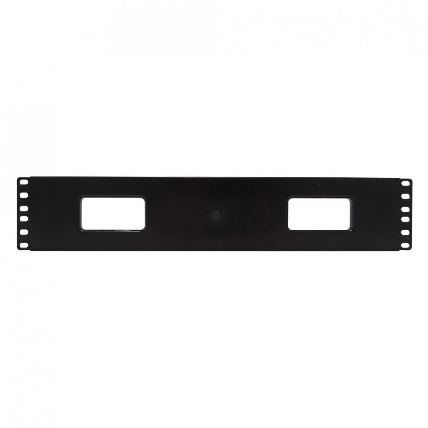 Techly Cable Entry Panel 19" 2U with Cover – 3