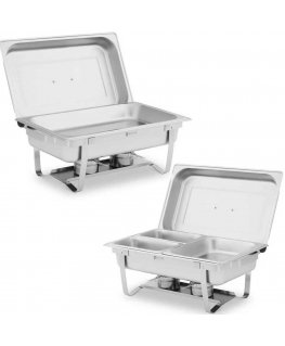 Royal Catering Podgrzewacz bemar bufetowy do potro na paste with containers GN 2 x 8l - set of 2 pcs.