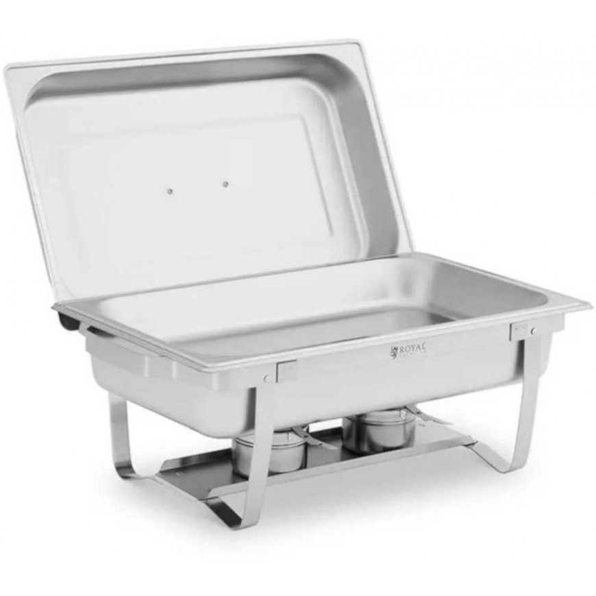 Royal Catering Podgrzewacz bemar bufetowy do potraw na pastę su pojemnikami GN 2 x 8l - komplektas 2 vnt. – 2