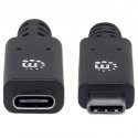 Manhattan 355230 USB kabelis USB 3.2 Gen 2 (3.1 Gen 2) 0,5 m USB C Juoda Manhattan 355230 USB kabelis USB 3.2 Gen 2 (3.1 Gen 2) 0,5 m USB C Juoda