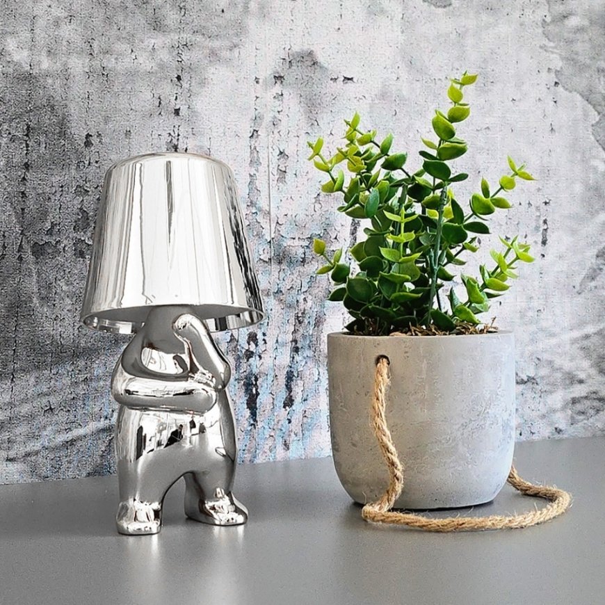 Night lamp Silver Man design G