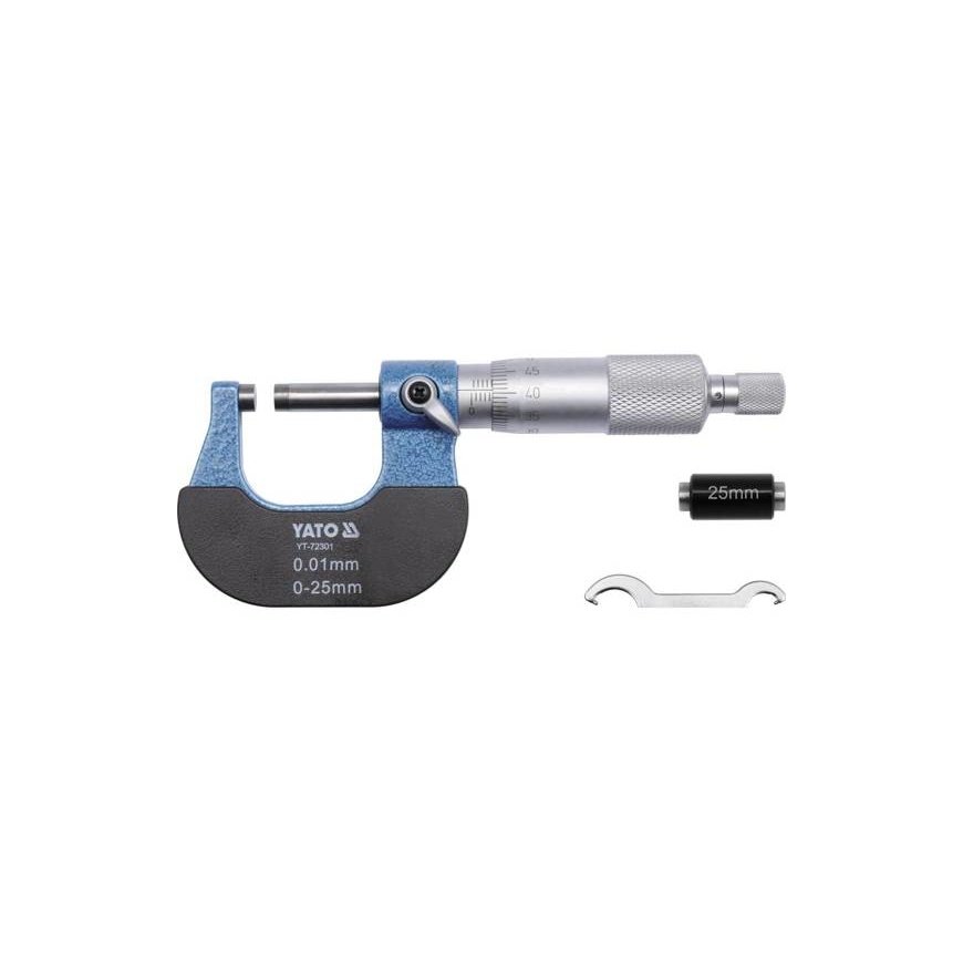Yato YT-72301 mikrometras 5 cm Analoginis išorinių matmenų mikrometras