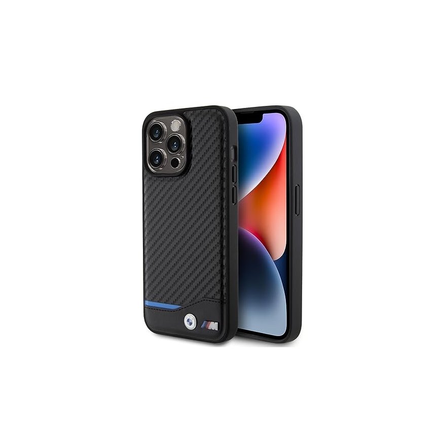 BMW BMHCP15L22PVTK iPhone 15 Pro 6.1" czarny|black hardcase Quil