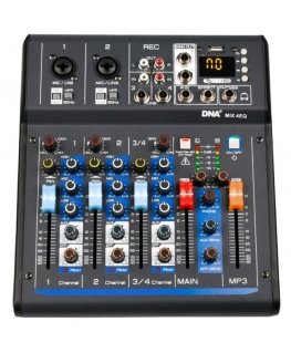 DNA MIX 4 EQ USB MP3 Bluetooth analog Audio Mixer
