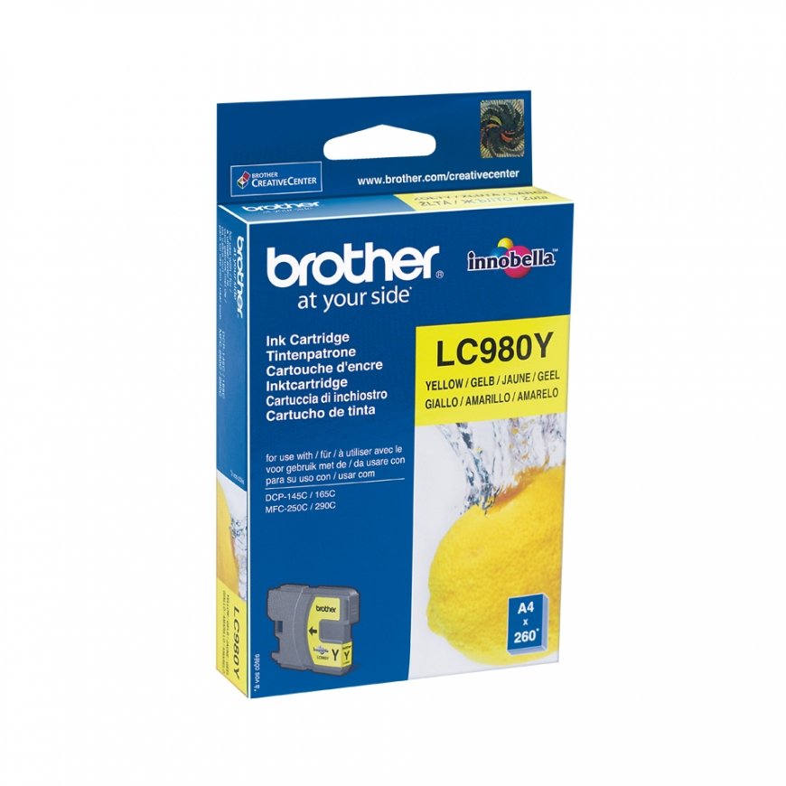 Brother LC-980Y tindikassett 1 tk Originaal Kollane