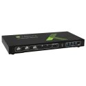 Techly 4x1 USB HDMI KVM Switch 4Kx2K IDATA KVM-HDMI4U KVM jungiklis Juoda Techly 4x1 USB HDMI KVM Switch 4Kx2K IDATA KVM-HDMI4U KVM jungiklis Juoda