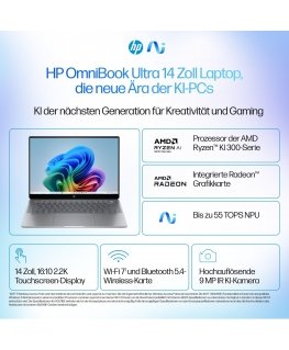 HP AI OmniBook Ultra 14-fd0190ng RYZAI9-365/16GB/512SSD/W11Home