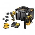 DeWALT DCK2101L2T-QW elektriskais skrūvgriezis un trieciena urbjmašīna Melns, Dzeltens DeWALT DCK2101L2T-QW elektriskais skrūvgriezis un trieciena urbjmašīna Melns, Dzeltens
