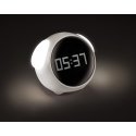 Fuj:tech downloadable emoticon desk alarm clock, white